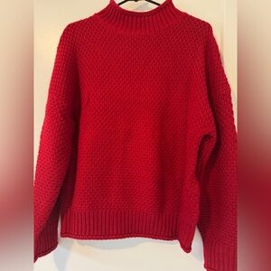 Xmas Holiday party Cozy Red Women's Sweater